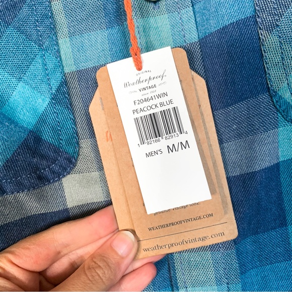 Weatherproof Vintage • “Burnout Flannel” Button Down Shirt - Picture 5 of 5